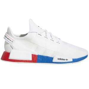 Adidas NMD R1 V2 Running Shoes White Red Blue Womens 8 Mens 7 UK 6.5 EU 40‎